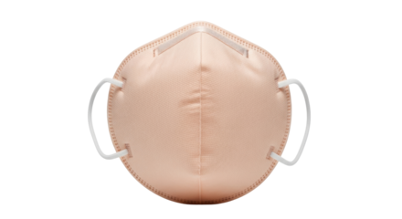 Isolated N95 face mask, personal protective equipment to fight contagious viruses and bacteria