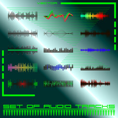 Set of audio tracks
