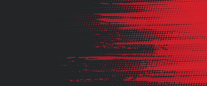 Background, contrast red and black color abstract template for business design. Technology style. You can use it for advertising, sports posters, templates, business presentations. Vector illustration