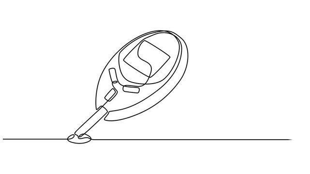 sugar meter continuous one line drawing animation, One continuous line drawing of Blood glucose meter test illustration.  Continuous single line drawing of glucometer for monitoring blood sugar.