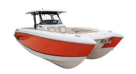 Naklejka premium Isolated Boat in Sunlight for Leisure Activity on Water, Recreation, Recreation, Marine