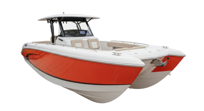 Isolated Boat in Sunlight for Leisure Activity on Water, Recreation, Recreation, Marine