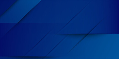 Abstract dark blue gradient background with futuristic overlap design. Blue background with shadows.