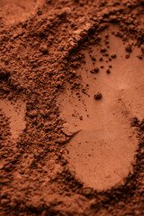 Cocoa powder chocolate texture background
