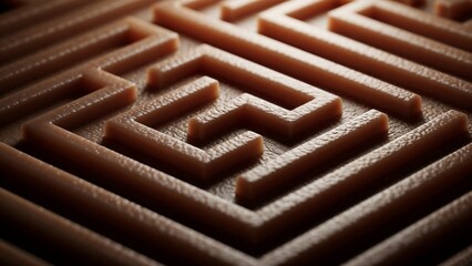 Overthinking Labyrinth – Macro Brain Maze