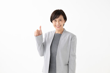 笑顔のビジネスウーマン