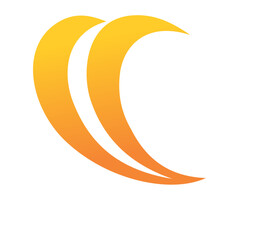 square and wave finance logo abstract background