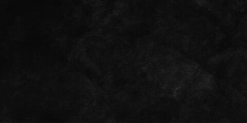 Black dark grunge stone texture with rough, natural crack wall surface background. uneven pattern resembling weathered black rock or charcoal. Panorama black canvas slate texture. marble background.