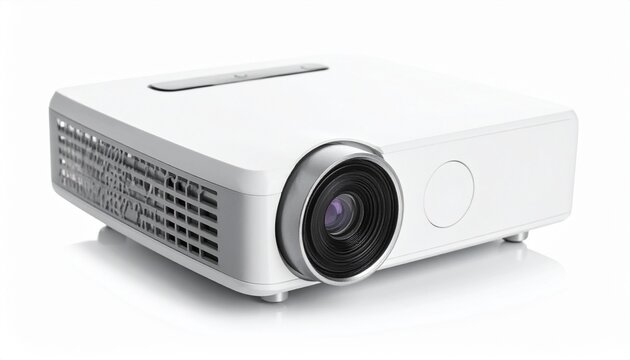 High-quality portable projector ideal for presentations and home entertainment setups in any location