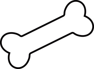 骨のアイコン　モノトーン