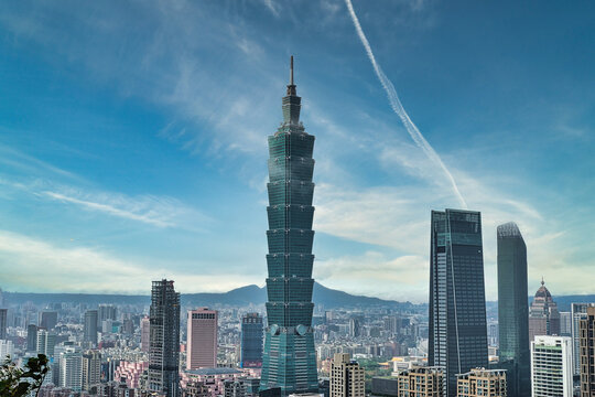 
Taipei, Taiwan - December 10 ,2024: Taipei 101 is a skyscraper located in Xinyi District, Taipei City, Taiwan. The 11th tallest building in the world. 508m 1,667 ft. 101 floors (plus 5 underground).