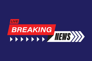 Digital Breaking News Bar with Modern Style