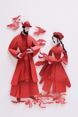 Obraz premium Chinese people art fashion adult.