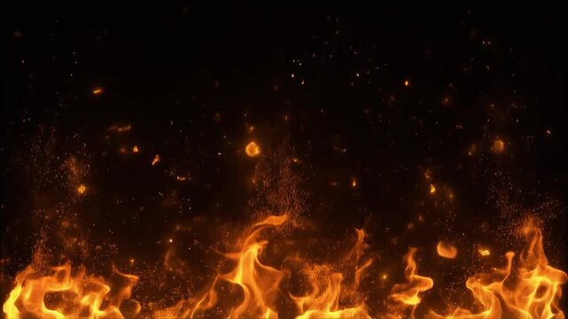 Blazing inferno A mesmerizing dance of fire, heat, and intense flames