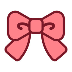 ピンクのリボンアイコン｜Pink Ribbon Icon
