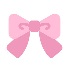 ピンクのフラットリボンアイコン｜Pink Flat Ribbon Icon