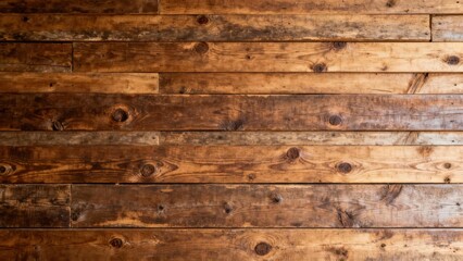 Weathered wooden planks form a rich, textured surface background.