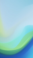 Serene Landscape Abstract Wave Graphic