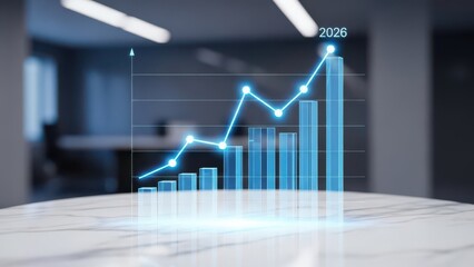 Business Growth and Future Success Projection Chart