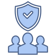 Public Safety Blue Icon