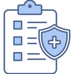 Fototapeta premium Protocol Blue Icon