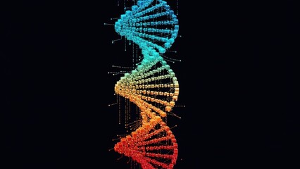 Vibrant DNA Strand Science and Life