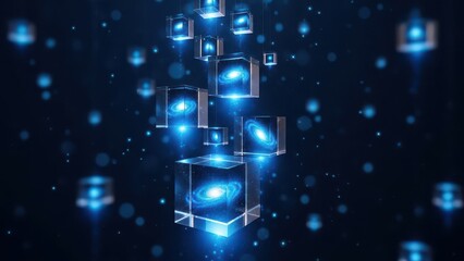 Digital Galaxy Cubes Space Abstraction