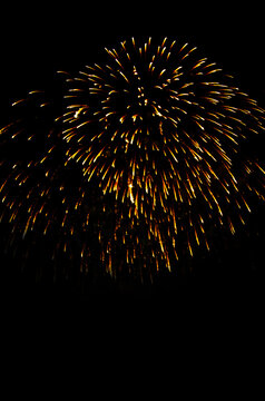 fireworks bursting in the night sky during a festive celebration event
