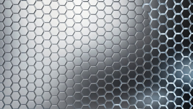 metal grid background