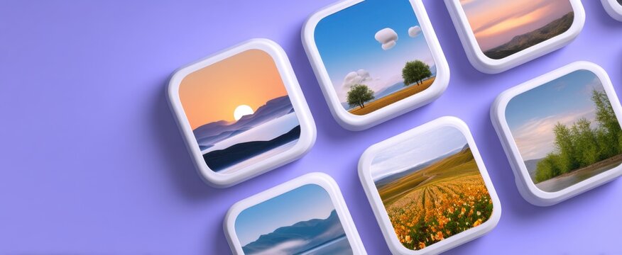 The latest feed update features vibrant fresh user content and dynamic new posts