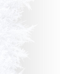 Naklejka premium Icicle snowflake frost winter cold frozen decoration frame transparent background. 