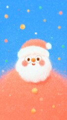 Whimsical Santa Claus mobile wallpaper