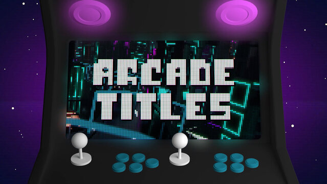 Arcade Pixel Titles