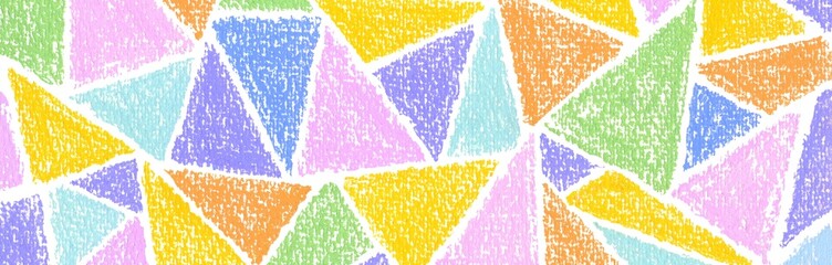 Patchwork abstract background of positive pastel color texture for colorful wallpaper and geometric pattern.