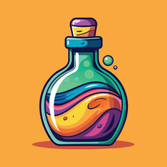 Magical Potion Bottle with Cork