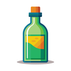 Bottle of Cooking Oil Illustration