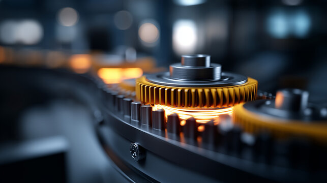 Digital business process optimization visualization defocused workflow background operational efficiency scene automation improvement moment technological advancement display