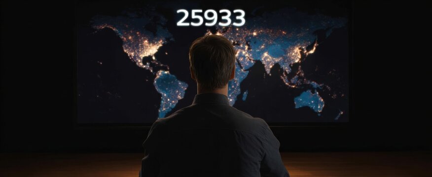 Live broadcast viewer count increasing on digital display interface.