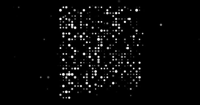 Corporate Technology Map of New Mexico State Dots Graphic