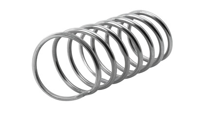  Coil Spring isolated on transparent background 