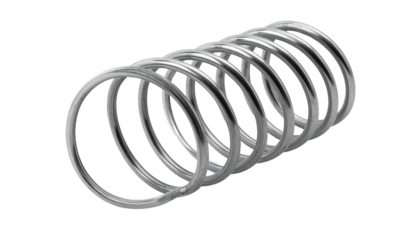 Coil Spring isolated on transparent background