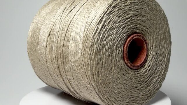 A large spool of thread, twine