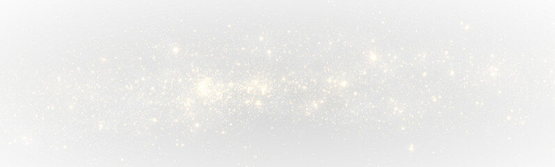 Soft golden spark trails float over a transparent background, forming elegant festive overlays for holiday designs, celebration cards, and sparkling graphics. PNG