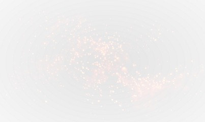 Golden spark trails with delicate glitter particles float across a transparent background, forming enchanting overlays perfect for festive or magical designs. PNG