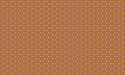 Seamless floral pattern background, repeating flower texture, geometric textile design, fabric print