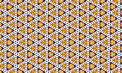 Seamless triangle pattern background texture design for textile and surface design projects use for fabric prints