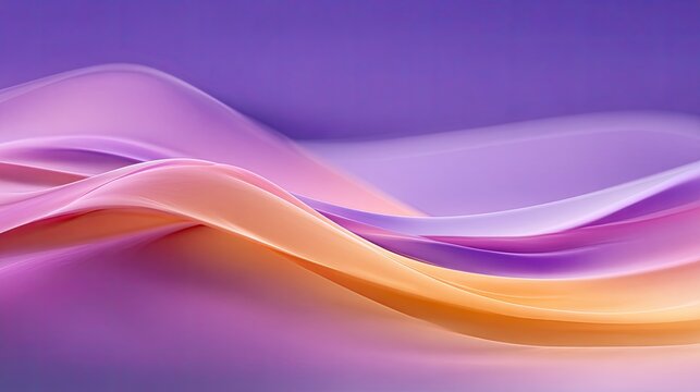 An abstract illustration of smooth, flowing, vibrant, layered ribbons of color, with light and shadow