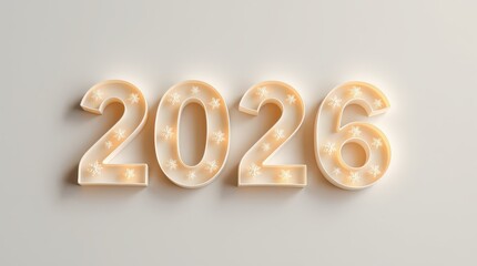 2026 inscription logo new year texture