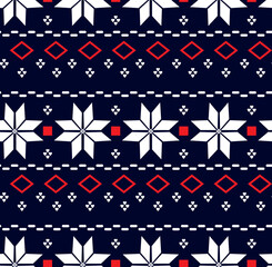 Obraz premium abstract Christmas carpet seamless pattern design, beautiful texture wallpaper design 
