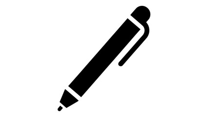 Pen icon illustration for writing, signing, education, office, communication, and creative projects, a versatile tool